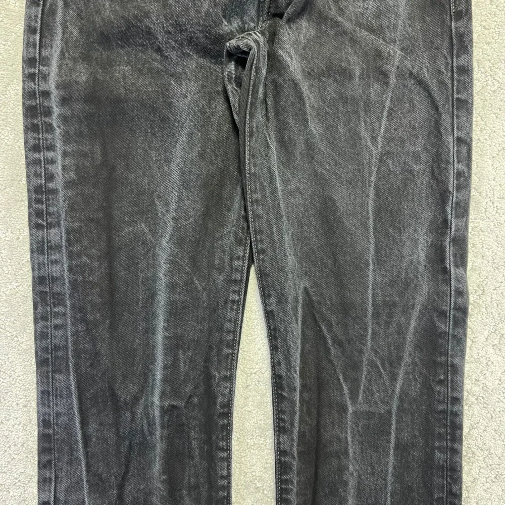 Levis 501 Jeans Mens 30x 32 Black Faded Original Straight‎ Denim 29x30 Actual